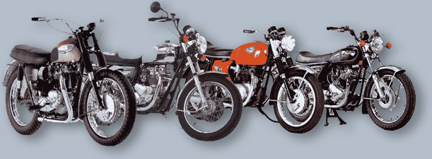 Triumph, Norton, BSA motorcycles